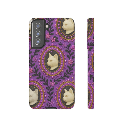 Baroque Cat Cameo Phone Case